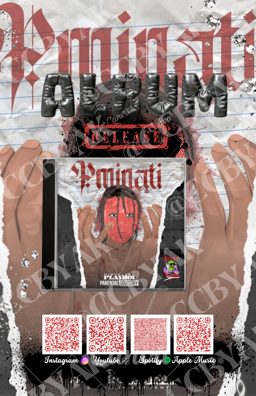 CANVA ALBUM COVER ART TUTORIAL