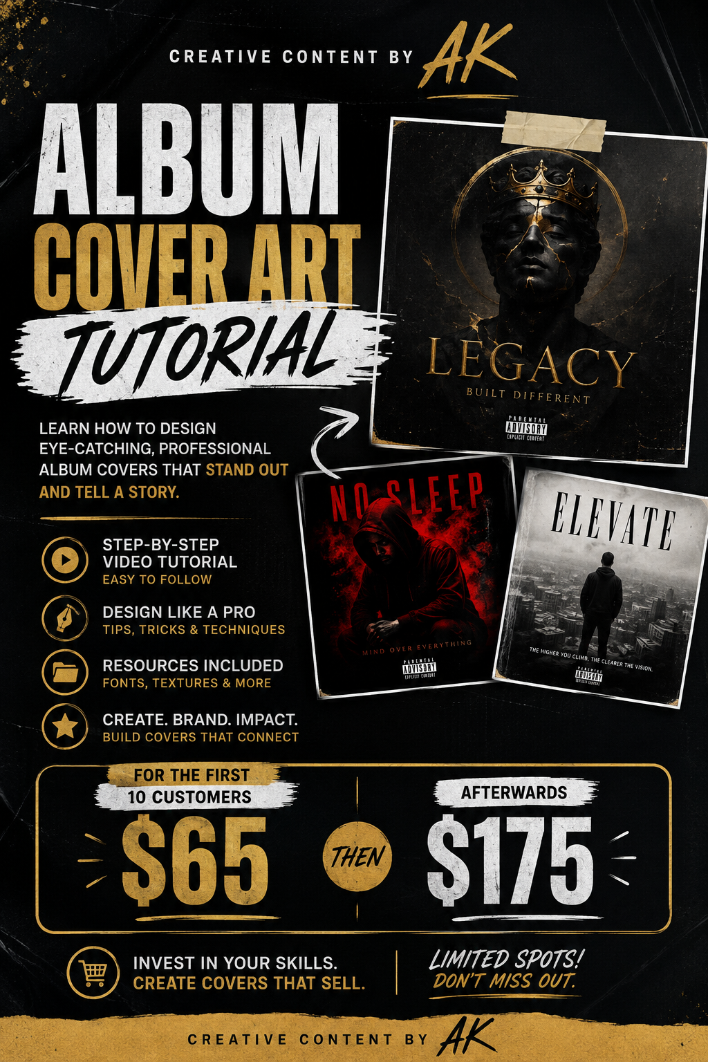 CANVA ALBUM COVER ART TUTORIAL