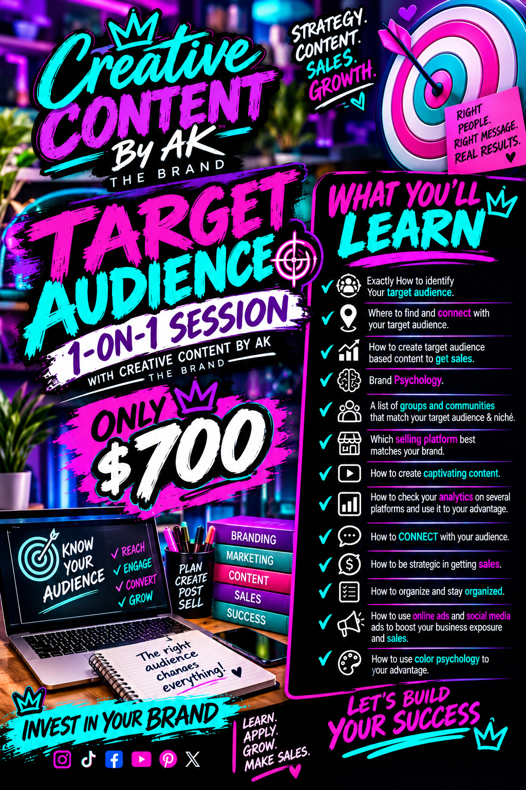 TARGET AUDIENCE SESSION 1-on-1
