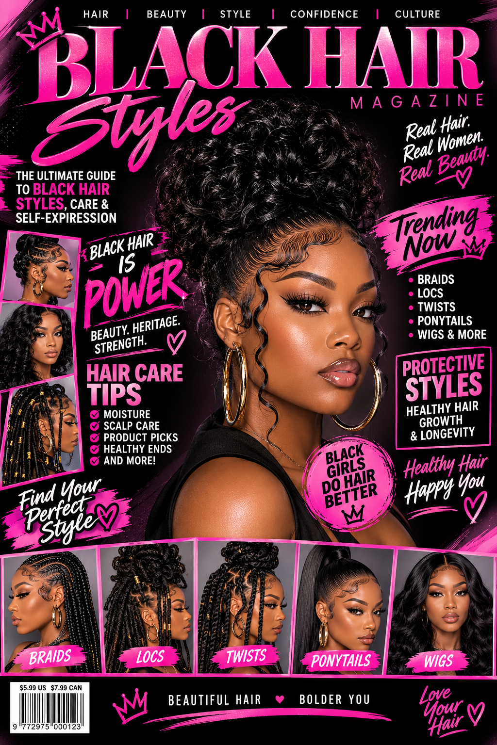 CREATE YOUR VERY OWN HAIR MAGAZINE